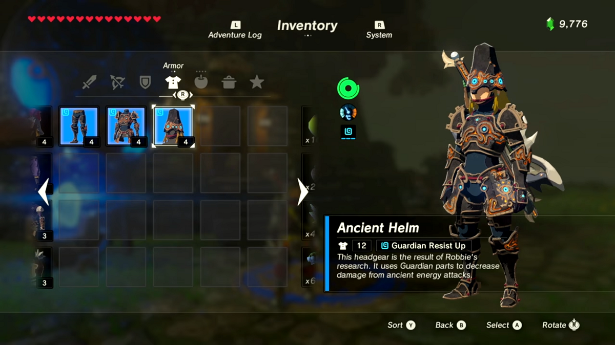 Breath Of The Wild Farming Ancient Gears